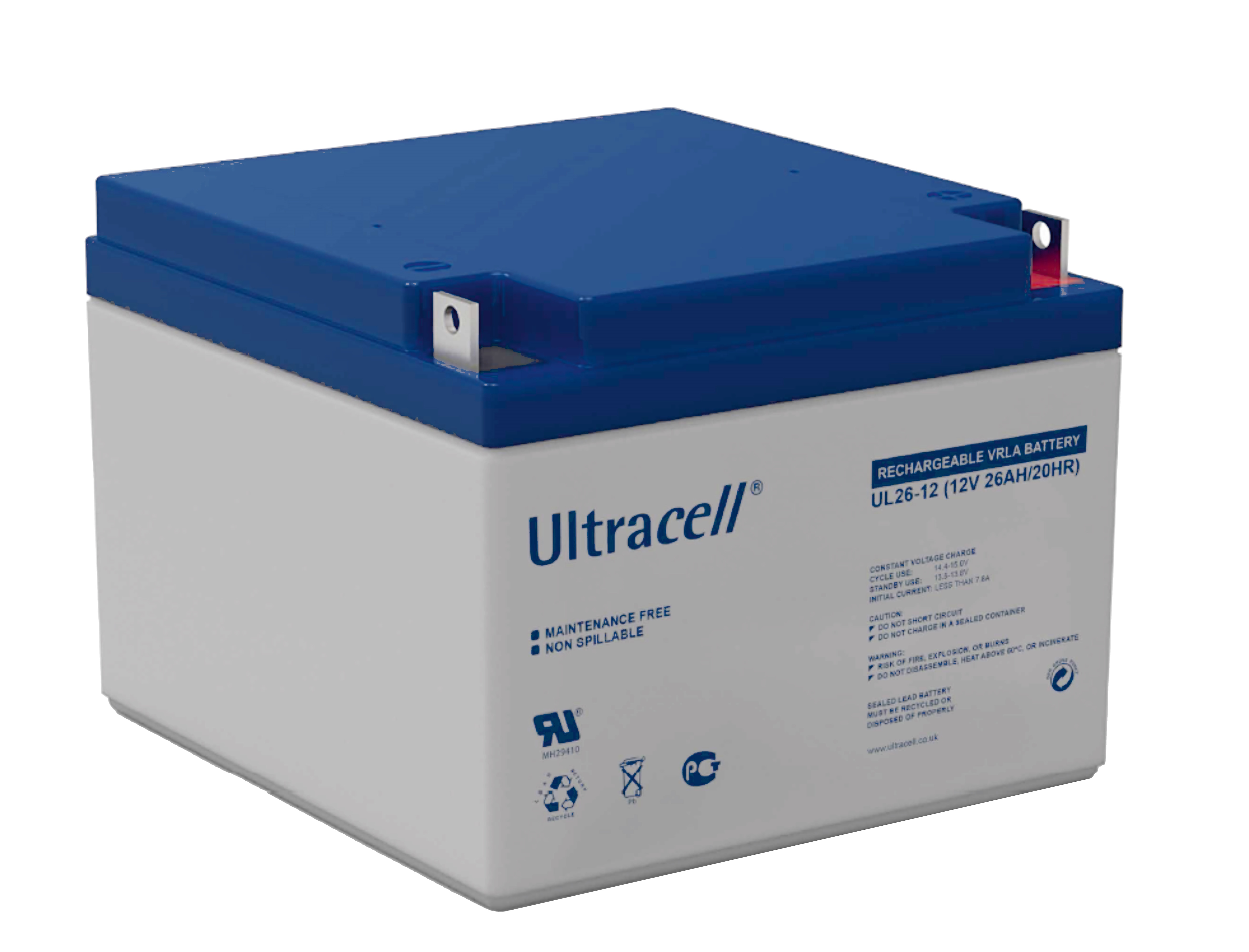 Батарея акумуляторна Ultracell UL26-12 12V/26Ah